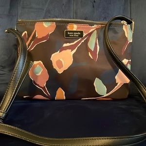 Kate Spade Triple Gusset Crossbody-Dawn Paper Rose
